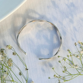 Mila Silver 925 Cuff Bangle