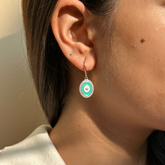 Driz Evil Eye Silver 925 Earrings