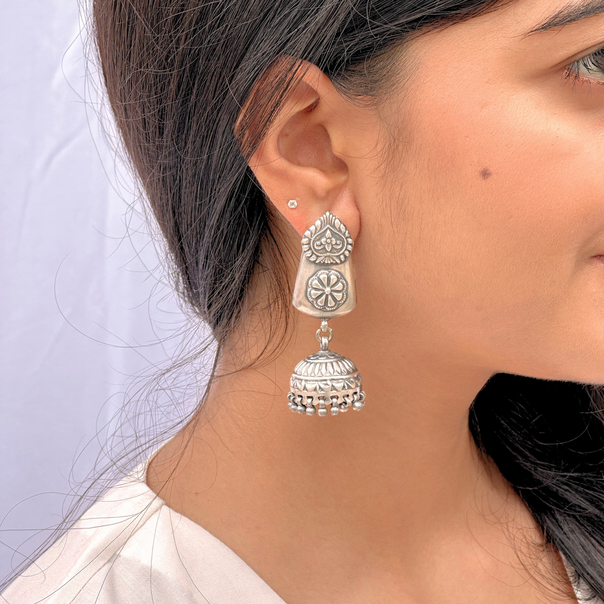 Arnit Traditional Silver 925 Earrings