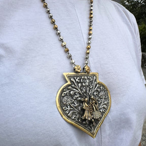 Amol Traditional Silver 925 Necklace