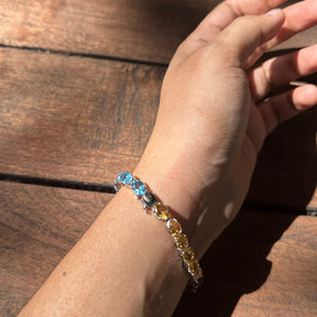 Iawson Color Stone 925 Silver bracelet