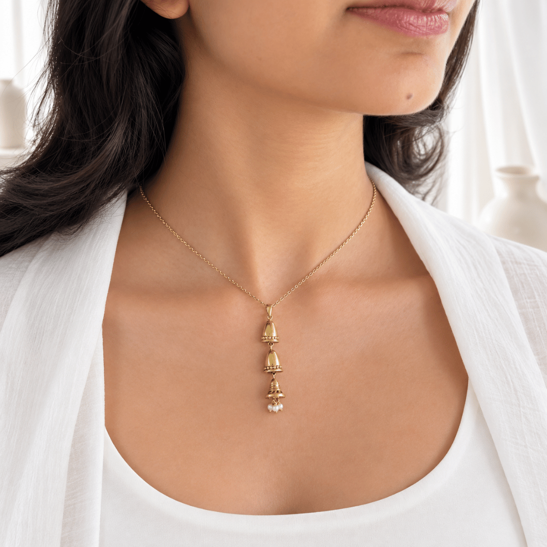 Rasa 18K Gold Plated Silver 925 Pendant