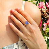 Meadow Tanzanite Gold Plated Silver 925 Ring