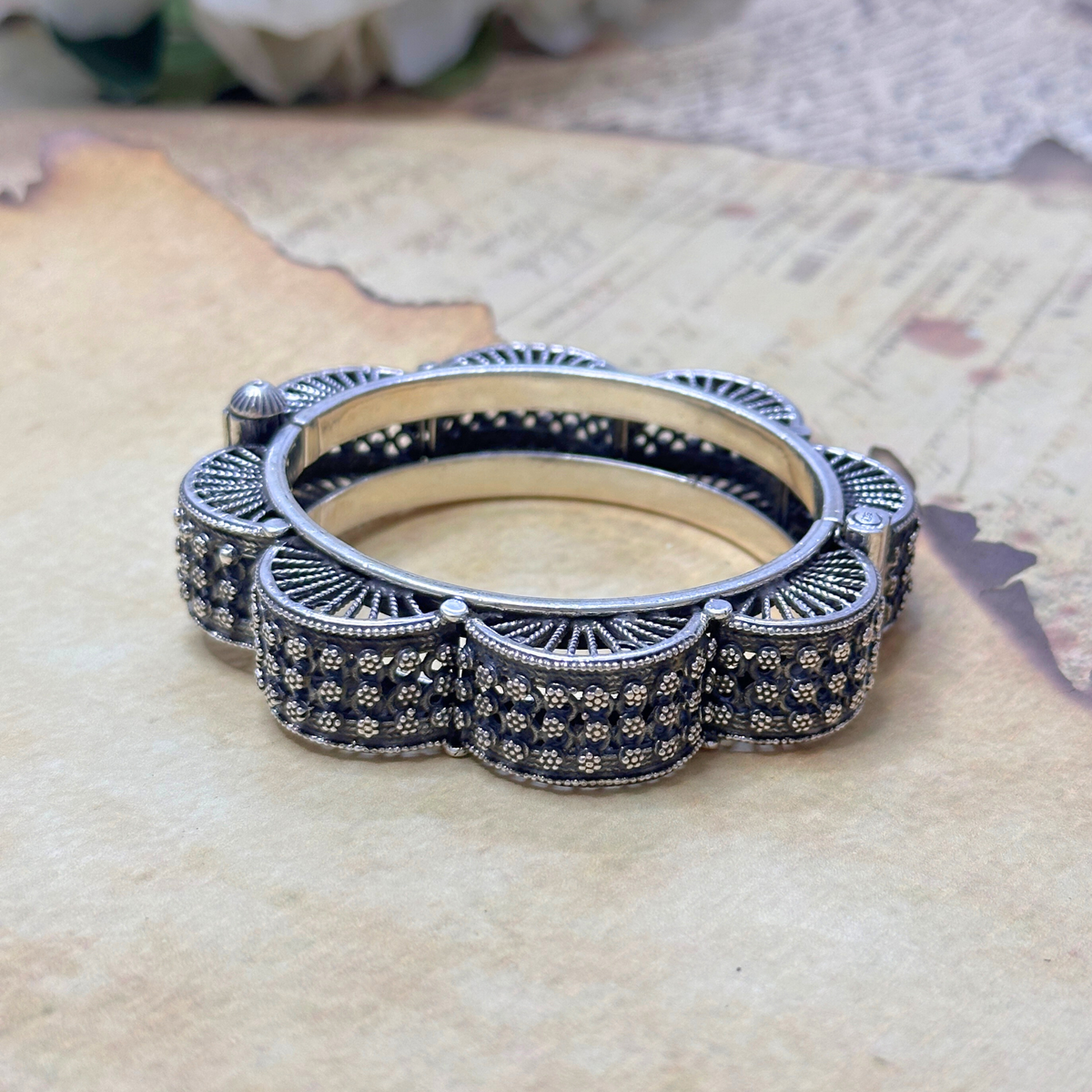 Savya Traditional Silver 925 Bangle