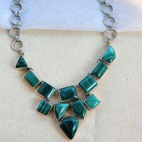 Rumi Malachite Silver 925 Necklace