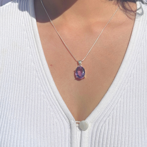 Zhen Amethyst Silver 925 Pendant