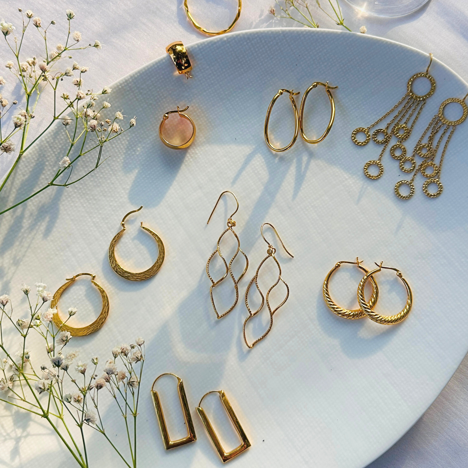 Ziya 18k Gold Plated Silver 924 Earrings