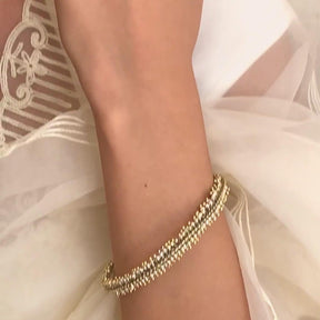 Vaidehi Gold Plated Silver 925 Bangle