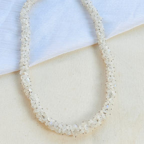 Silvi Rainbow Moonstone Beads Silver 925 Necklace