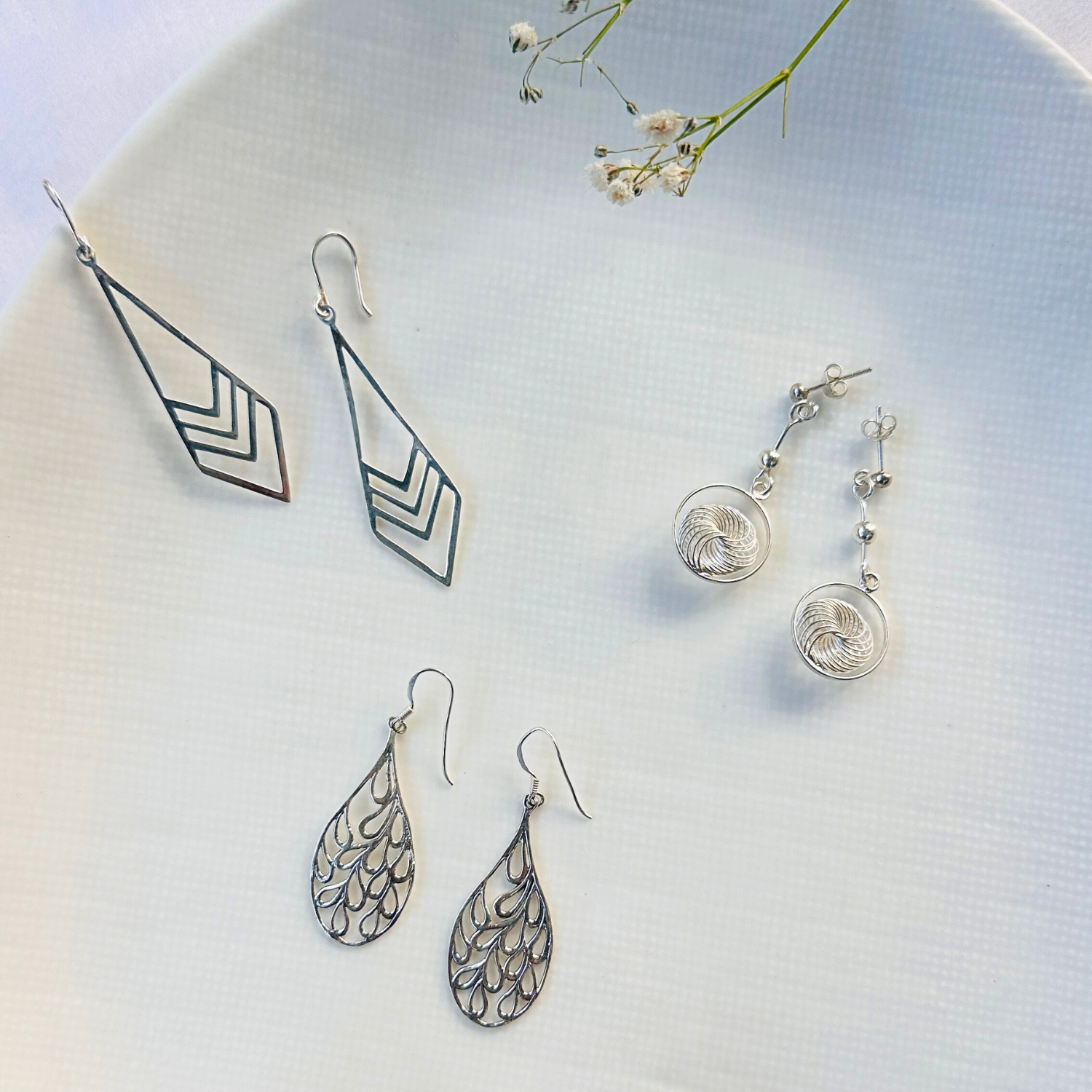 Vire Silver 925 Earrings
