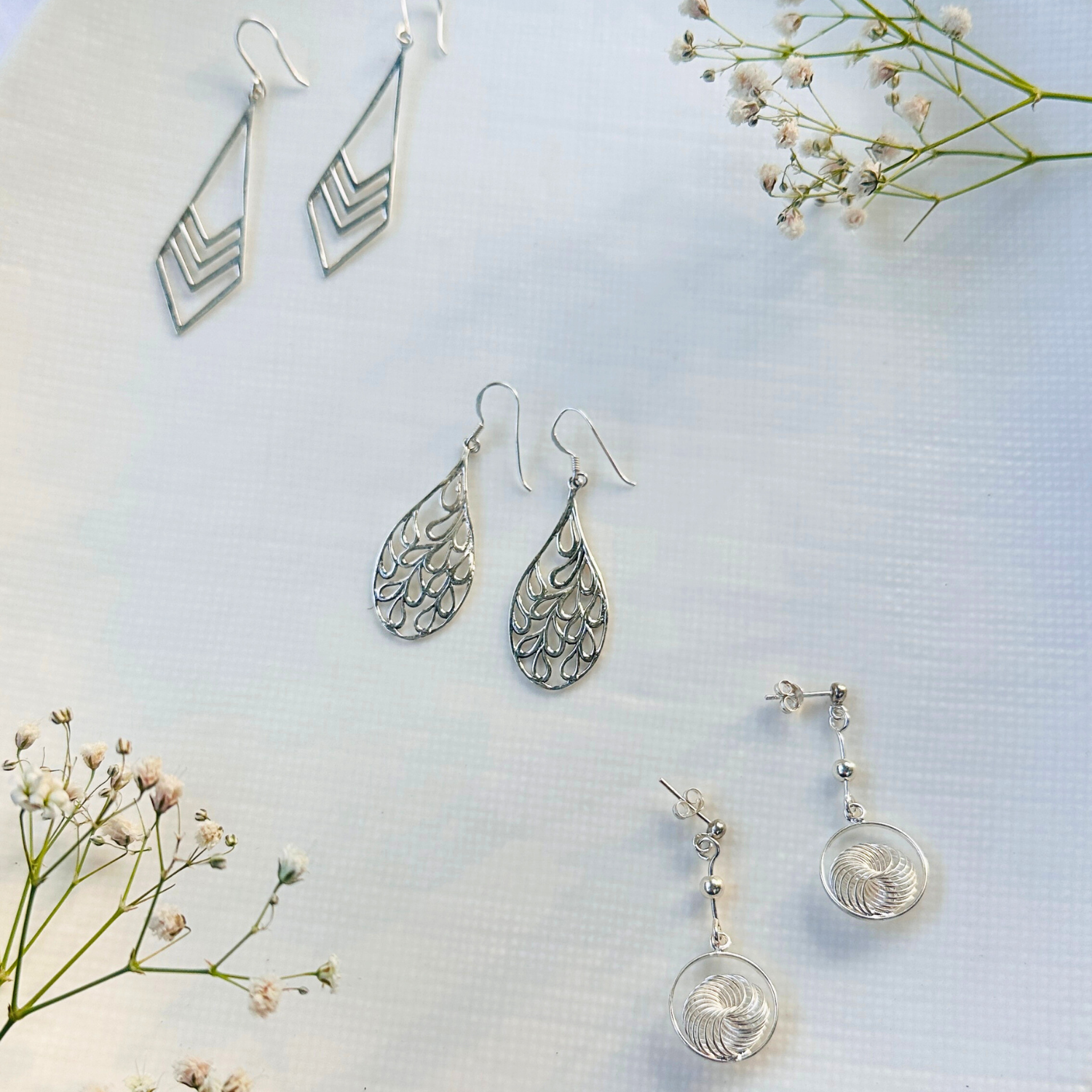 Sia Silver 925 Earrings