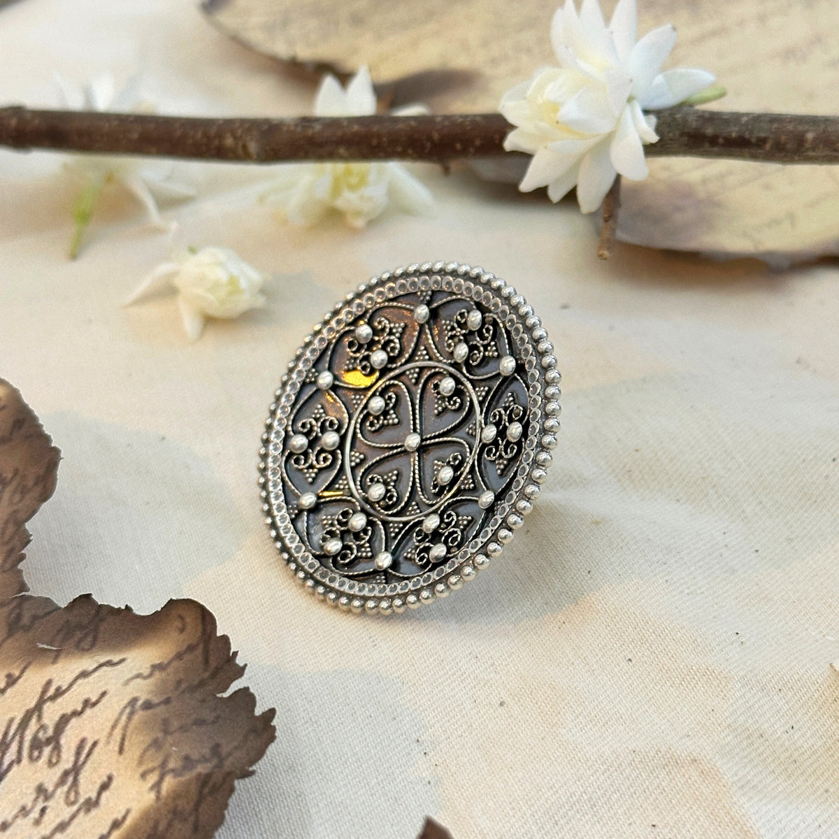 Filigree Silver 925 Ring