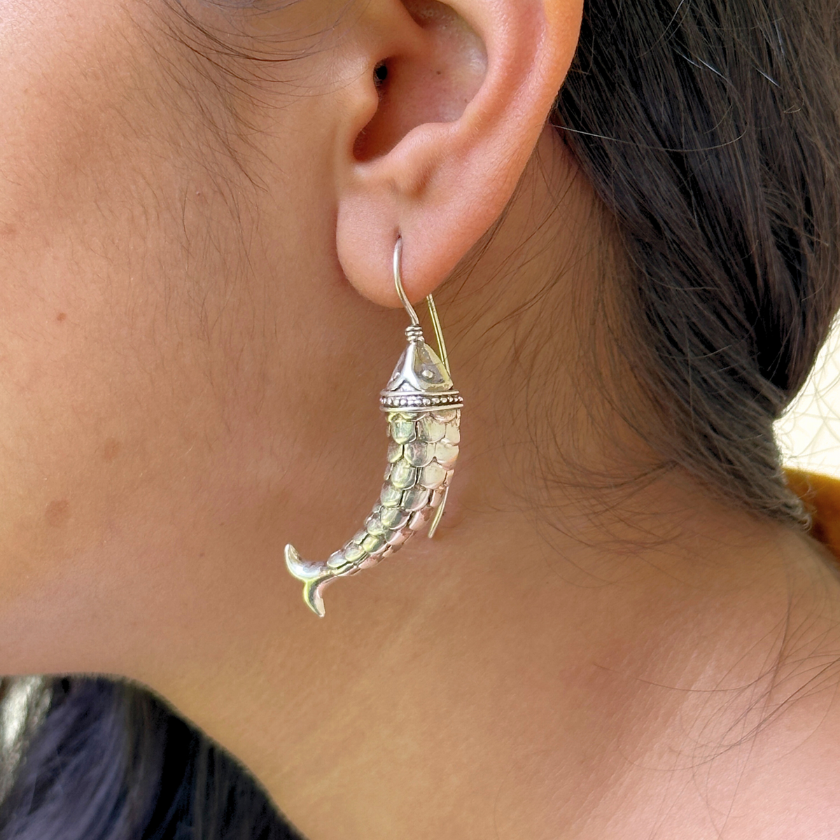 Meen Silver 925 Traditional Earrings