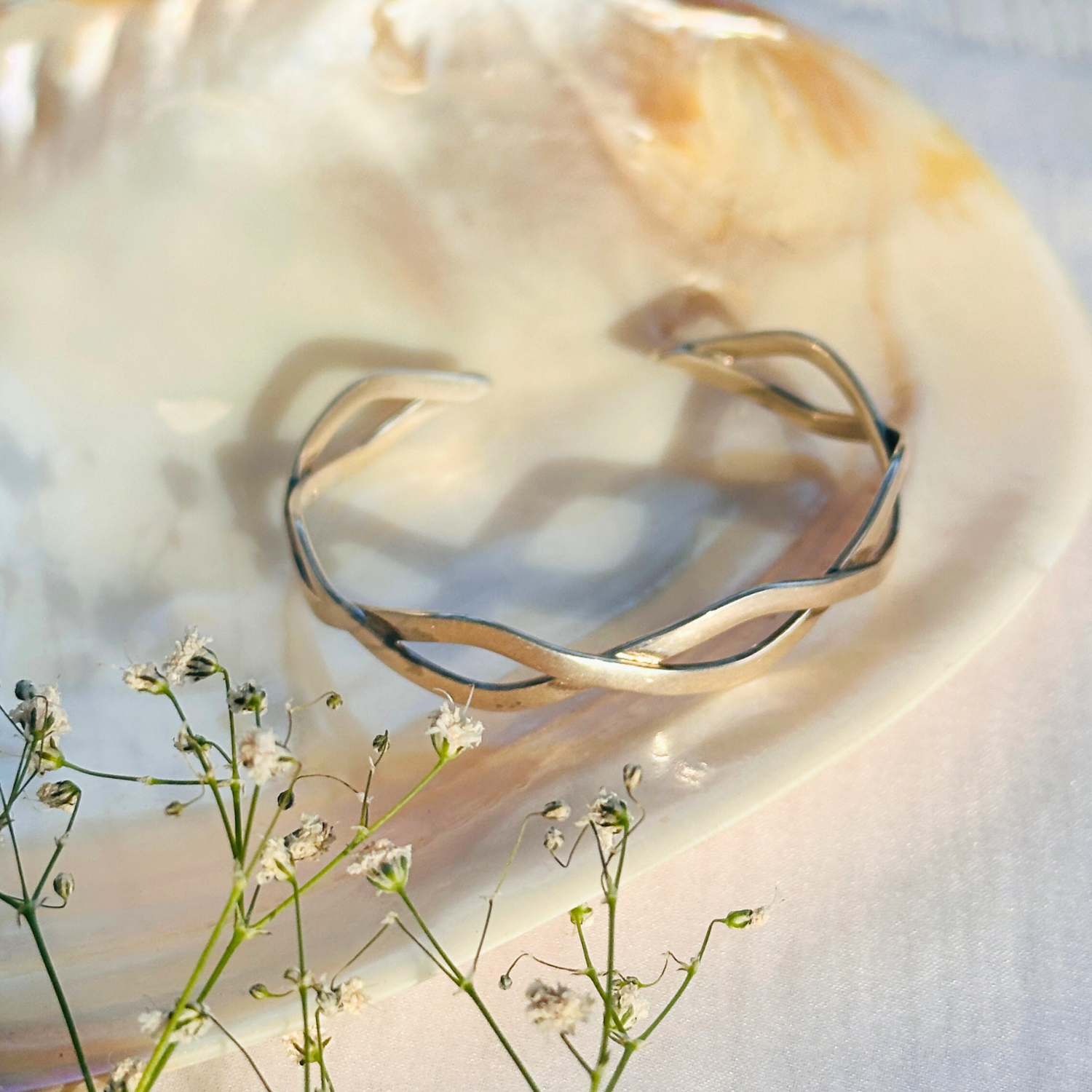 Mila Silver 925 Cuff Bangle