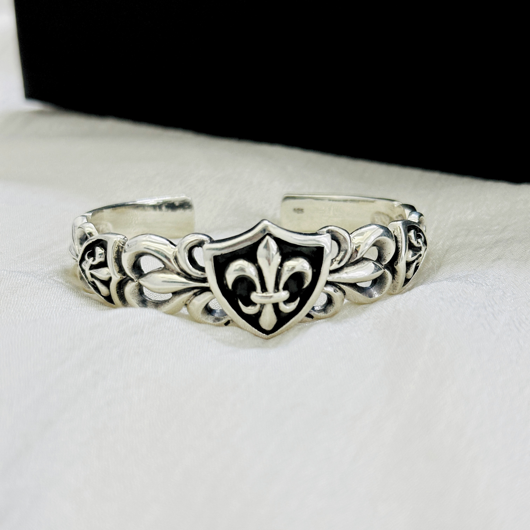 Avery Silver 925 Men's Cuff Bracelet
