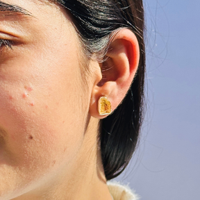 Raon Citrine 925 Studs Earrings