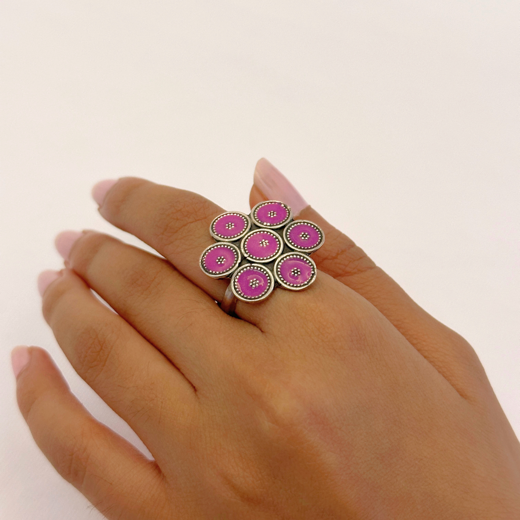 Kavindu Enamel Silver 925 Ring