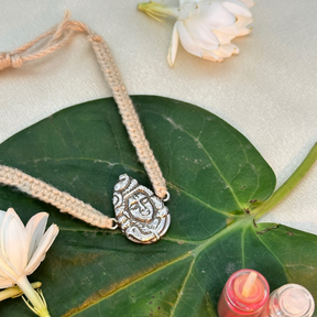 Shiv Silver Bracelet Rakhi