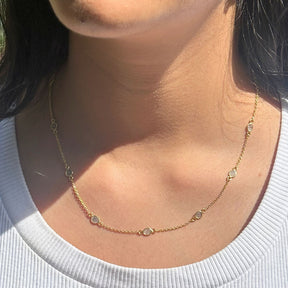 Brillia Diamond Gold Plated Silver 925 Necklace