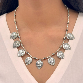 Kin Traditional Silver 925 Necklace