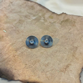 Small Festive Silver 925 Studs Earrings