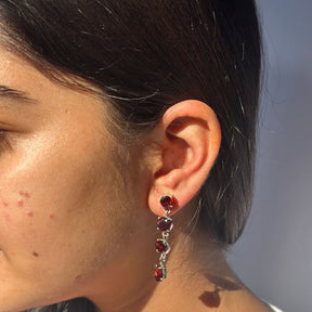 Garnet silver 925 earrings for women

Natural garnet stone sterling silver earring