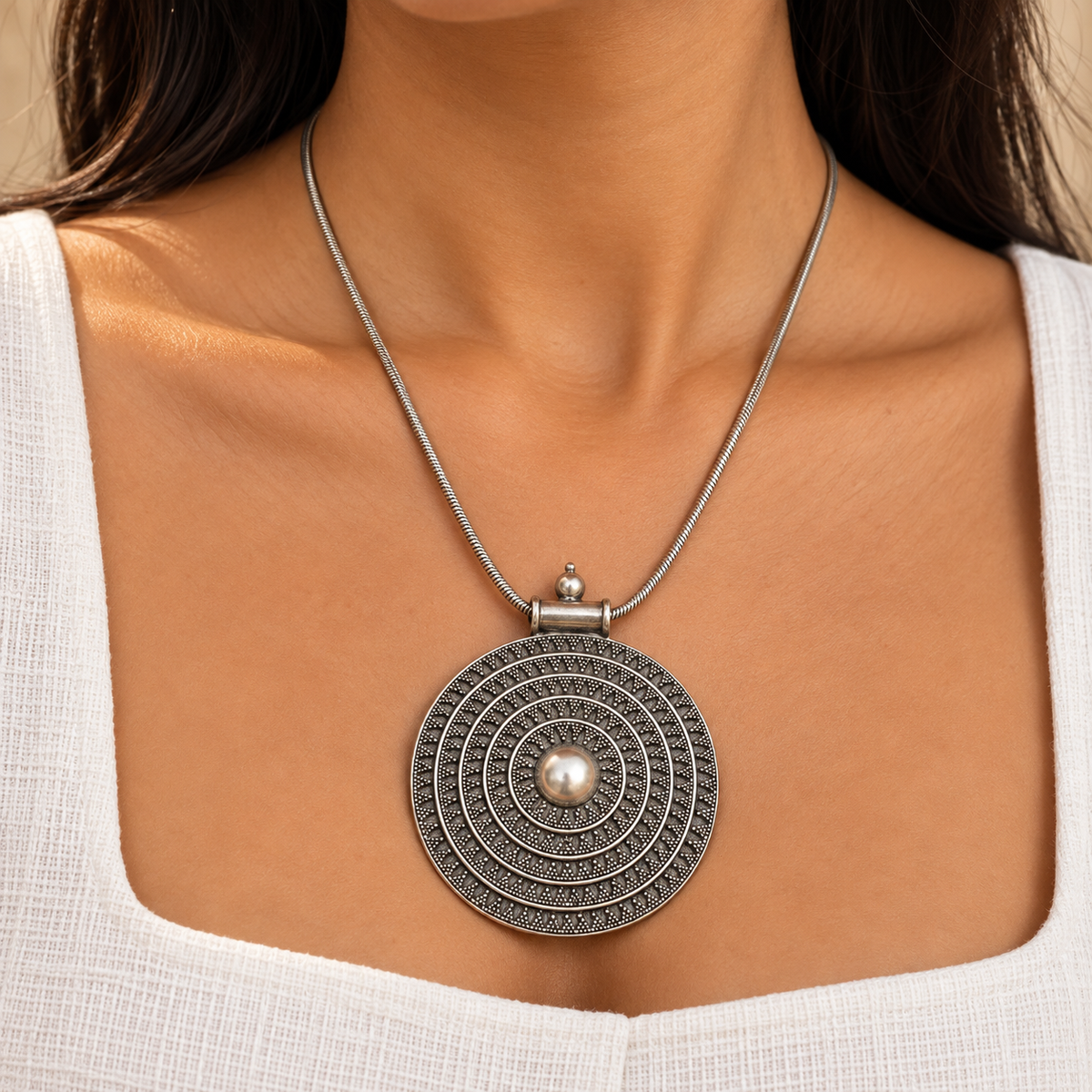 Amara Traditional Silver 925 Pendant