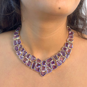 Seriva Amethyst Silver 925 Necklace