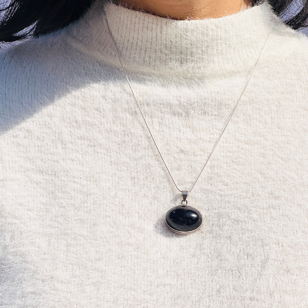 Amethyst silver 925 pendant for women