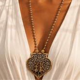 Amol Traditional Silver 925 Necklace
