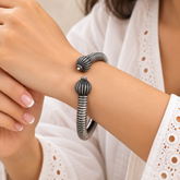 Anga Silver Bangle