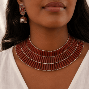 Ara Coral Silver 925 Necklace