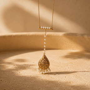 Arunya 18K Gold Plated Silver 925 Pearl Necklace