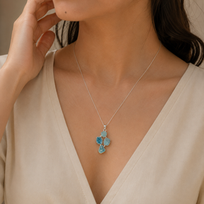 Auralis Multi Stone Silver 925 Pendant