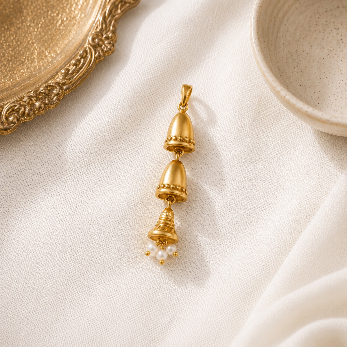 Rasa 18K Gold Plated Silver 925 Pendant