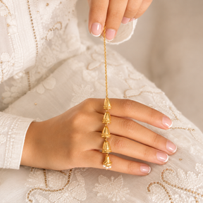 Ira 18K Gold Plated Silver 925 Maang Tikka