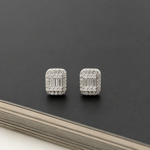 Erok Silver 925 Men's Stud Earrings