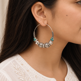 Dhavit Traditional Silver 925 Earrings