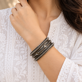 Gayatri Silver Handcuff
