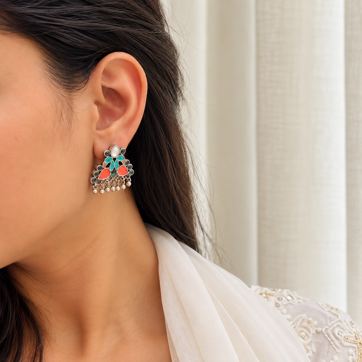 Hansika Silver 925 Earrings