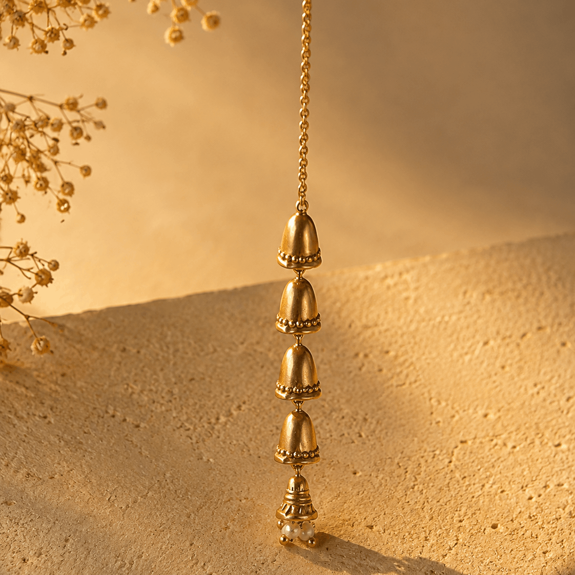 Ira 18K Gold Plated Silver 925 Maang Tikka