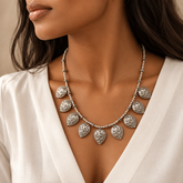 Kin Traditional Silver 925 Necklace