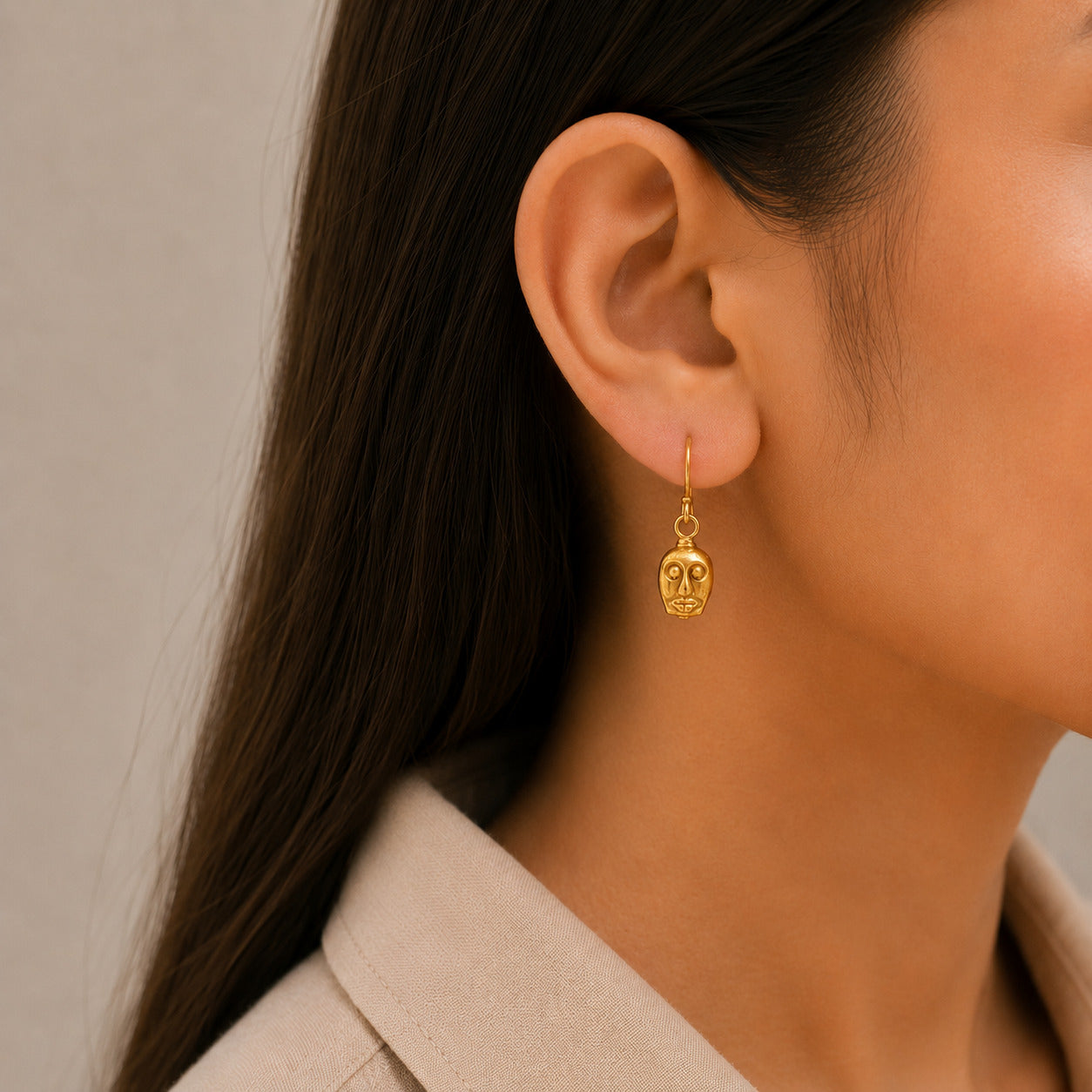 Kira Gold Plated Silver Earrings