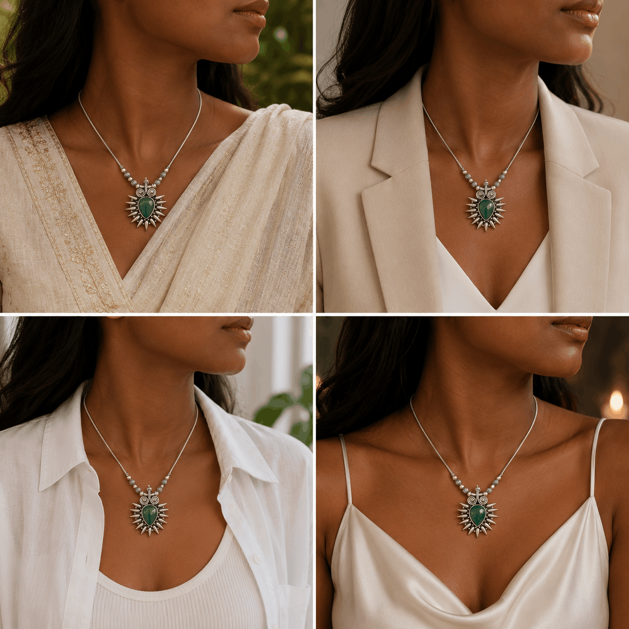 Lavanya Traditional Silver 925 Necklace