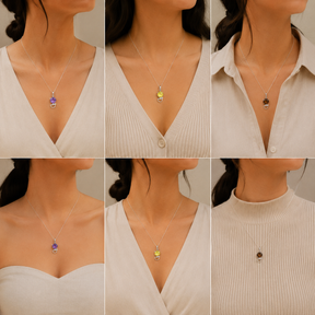 Mariana Multistone Silver 925 Pendant