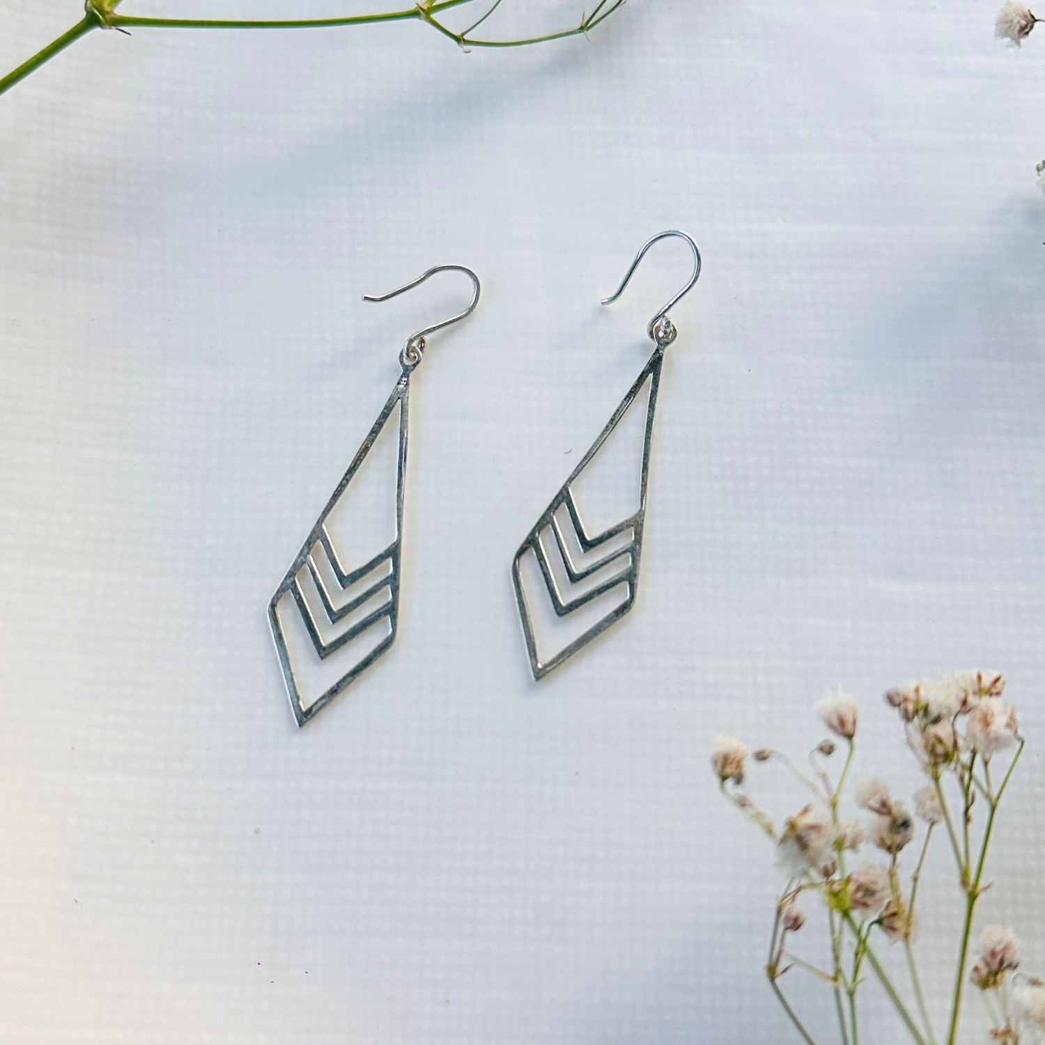 Earrings, Silver Earrings, Minimal earrings