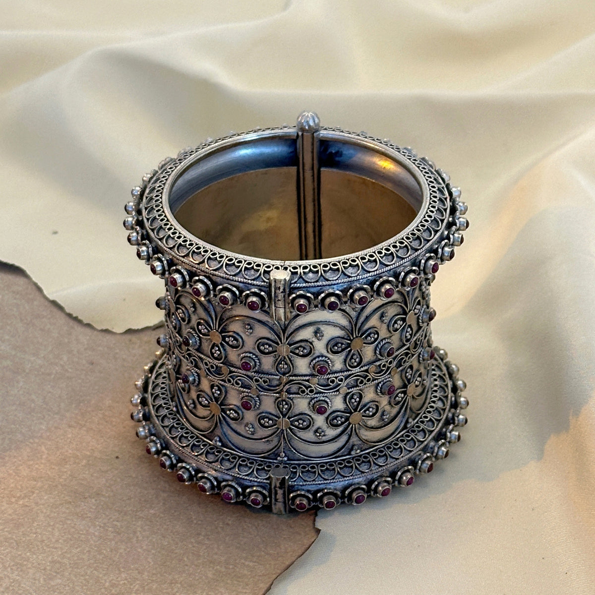 Festive Openable Silver 925 Bangle
