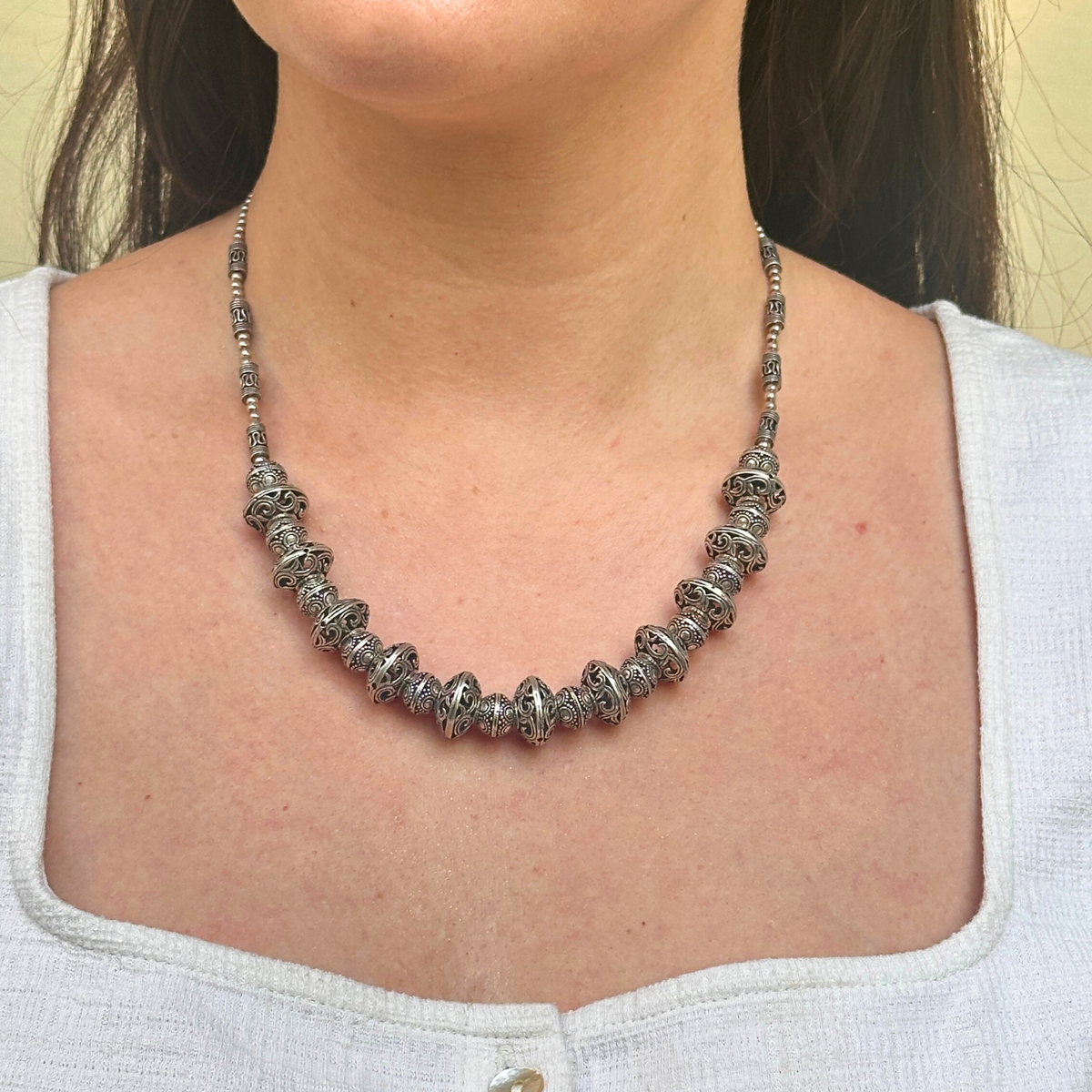 silver necklace, Silver jewelery for women, Silver necklace for women, silver 925 necklace 