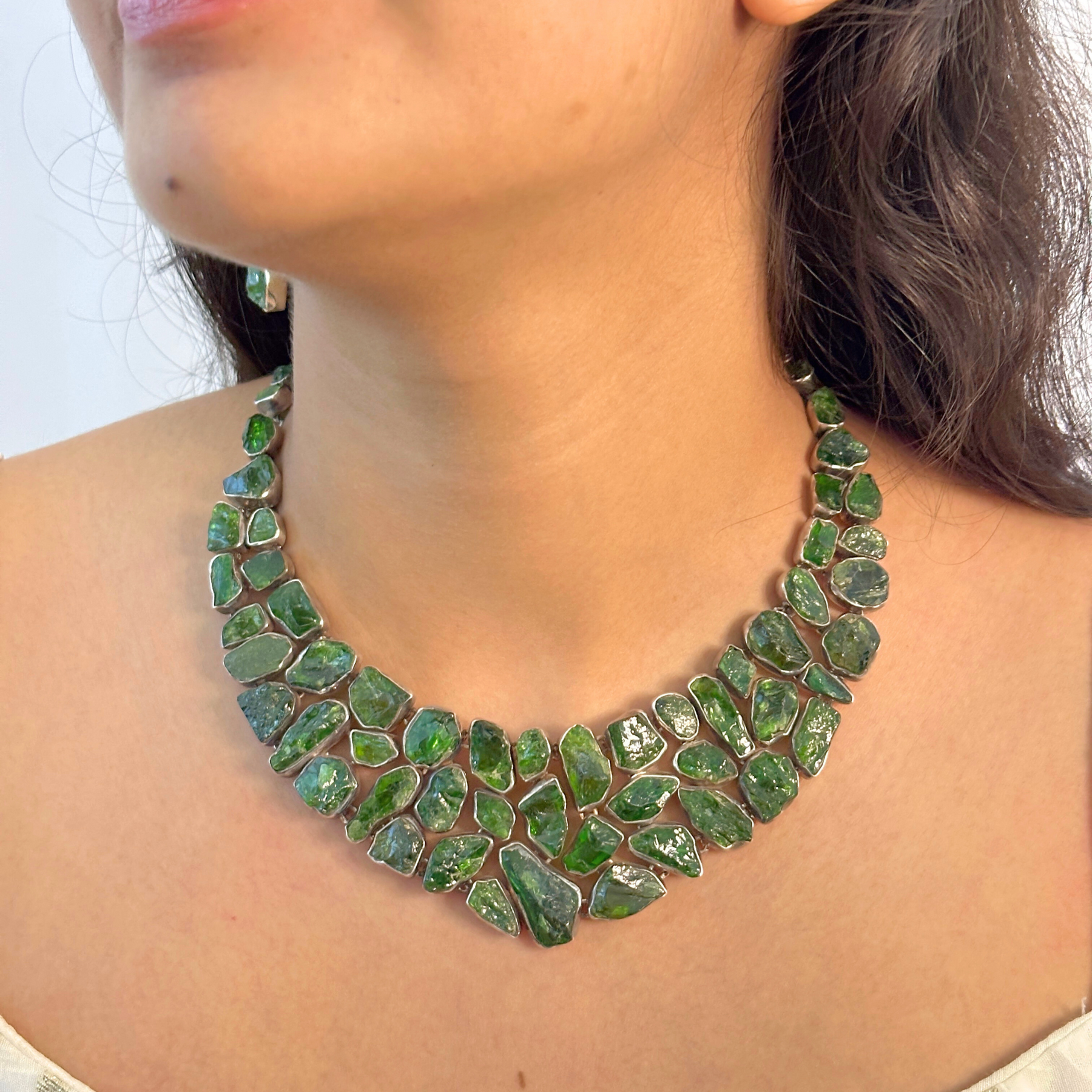 Lumira Peridot Silver 925 Necklace