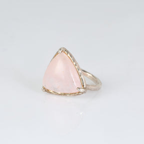 Candace Morganite Silver 925 Rings